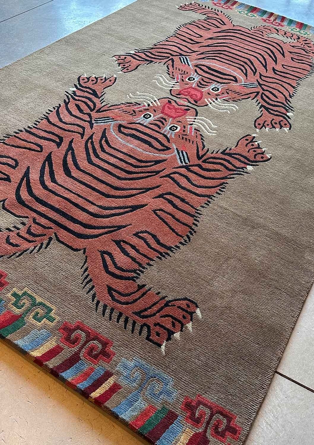 Double Tiger Camel — Tibet Rug Company
